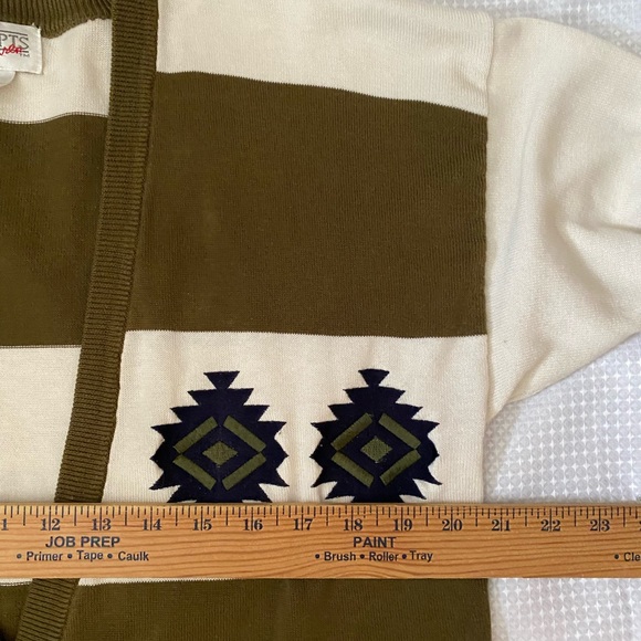 Vintage Concepts Women’s Cardigan embroidery detail sweater cardigan, size M - Picture 7 of 13